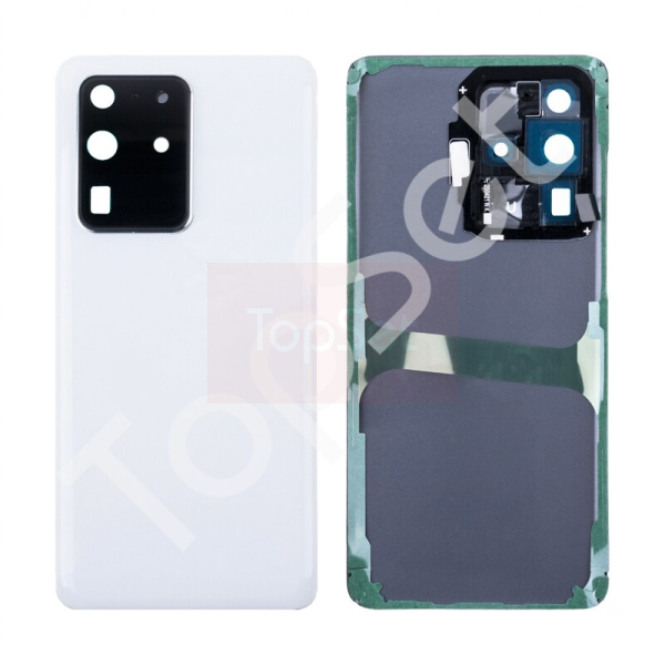 Задняя крышка Samsung G988B (S20 Ultra/S20Ultra) Белый - ПРЕМИУМ Задняя крышка Samsung G988B (S20 Ultra/S20Ultra) Белый - ПРЕМИУМ