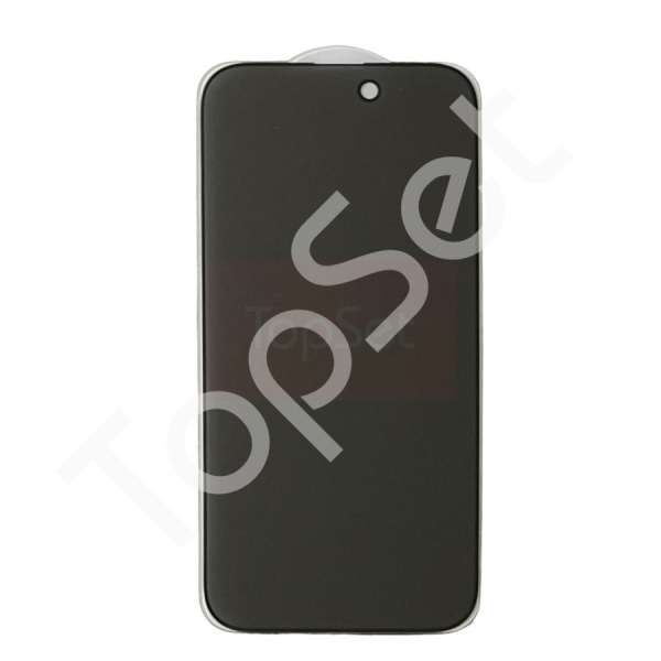 Защитное стекло "Антишпион" iPhone 14 Pro Max/14Pro Max/14ProMax Черное (Закалённое, полное покрытие) Защитное стекло "Антишпион" iPhone 14 Pro Max/14Pro Max/14ProMax Черное (Закалённое, полное покрытие)