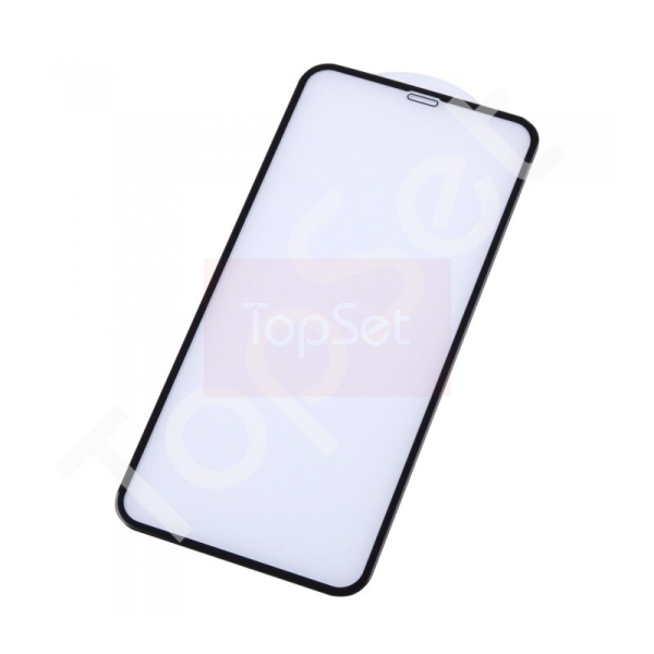 Защитное стекло "ОПТИМА" iPhone Xs Max/XsMax/iPhone 11 Pro Max/11Pro Max/11ProMax Черное (Закалённое, полное покрытие)