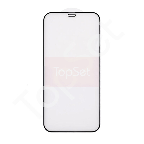 Защитное стекло "ПРЕМИУМ" iPhone 12/iPhone 12 Pro/12Pro Черное (Закалённое+, полное покрытие)